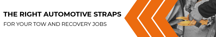 The right automotive straps for your tow and recovery jobs.