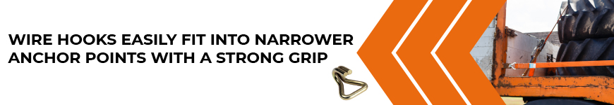 Wire Hooks, Fit Narrow Anchor Points with a Strong Grip